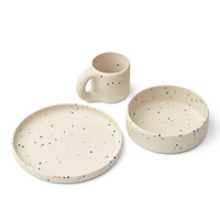 Liewood Andie Junior Tablewear Set, Splash Dots & Seashell