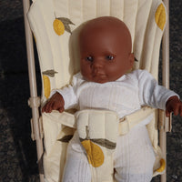 Konges Slojd Doll Stroller, Lemon Citron Glitter