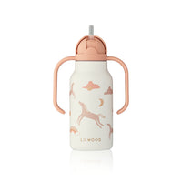 Liewood Kimmie Unicorn Water Bottle, Dream & Ecru