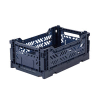 AYKASA Small Box Storage Crate, Navy - Hello Little Birdie