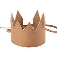 BAISIK Kid's Party Crown, Tan - Hello Little Birdie