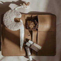 BAISIK Nappy Wallet, Tan - Hello Little Birdie