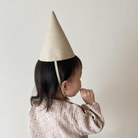BAISIK Party Hat, Natural - Hello Little Birdie