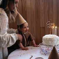 BAISIK Party Hat, Natural - Hello Little Birdie