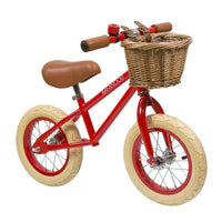 BANWOOD FIRST GO BALANCE BIKE, RED - Hello Little Birdie