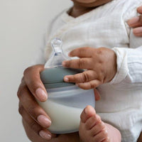 Élhée BibRond Baby Bottle Blue Grey 150ml - Hello Little Birdie