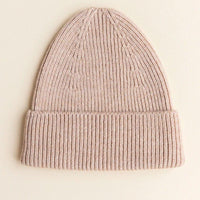 Hvid Beanie Fonzie Sand - Hello Little Birdie