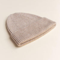 Hvid Beanie Fonzie Sand - Hello Little Birdie