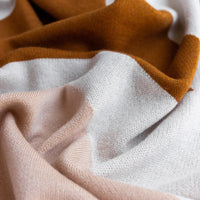 Hvid Blanket Folie, Rust & Apricot - Hello Little Birdie