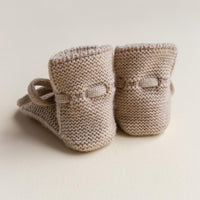 Hvid Booties Sand - Hello Little Birdie