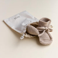 Hvid Booties Sand - Hello Little Birdie