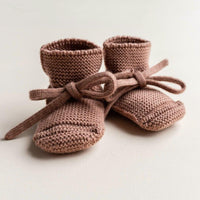 Hvid Booties Terracotta - Hello Little Birdie