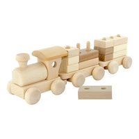 Jasio Wooden Train With Stacking Blocks, Esme - Hello Little Birdie