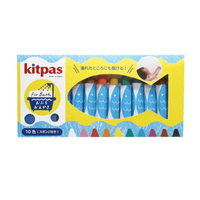 Kitpas Bath Crayons, 10 Colours with Sponge - Hello Little Birdie