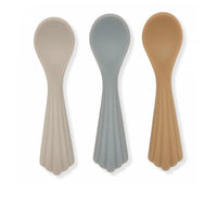 Konges Sløjd 3 Pack Spoons Silicone - Hello Little Birdie