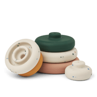 Liewood Dag Printed Stacking Tower, Splash dots & Sea shell - Hello Little Birdie