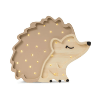 Little Lights Hedgehog Lamp, Autumn Brown - Hello Little Birdie