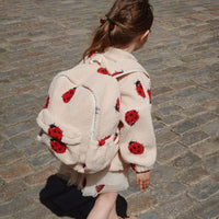 Konges Slojd Jody Teddy Backpack, Ladybug Sand