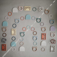 Mushie Ball Teether, Shifting Sand (PRE-ORDER FEB) - Hello Little Birdie