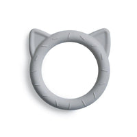 Mushie Cat Teether, Stone - Hello Little Birdie