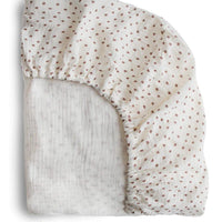 Mushie Cot Sheet Bloom - Hello Little Birdie