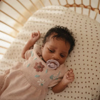 Mushie Cot Sheet Bloom - Hello Little Birdie