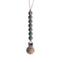 Mushie Dummy Clip Halo, Dried Thyme - Hello Little Birdie