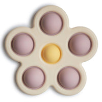 Mushie Flower Press Toy Soft Lilac/Daffodil/Ivory - Hello Little Birdie