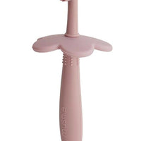 Mushie Flower Training Toothbrush Blush - Hello Little Birdie