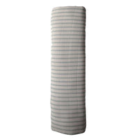 Mushie Muslin Swaddle Blanket Organic Cotton, Sage Stripe - Hello Little Birdie
