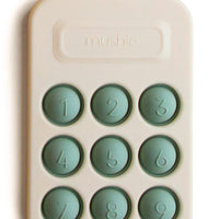 Mushie Phone Press Toy Cambridge Blue - Hello Little Birdie
