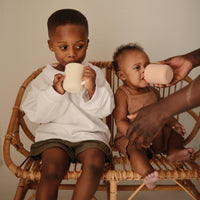 Mushie Silicone Sippy Cup Blush - Hello Little Birdie