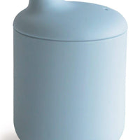 Mushie Silicone Sippy Cup Powder Blue - Hello Little Birdie
