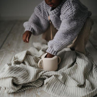 Mushie silicone Snack Cup, Natural (PRE-ORDER FEB) - Hello Little Birdie