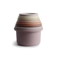 Mushie Stacking Cups Toy, Petal - Hello Little Birdie