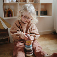 Mushie Stacking Rings Toy, Original - Hello Little Birdie