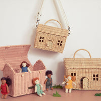 Olli Ella Casa Bag, Straw - Hello Little Birdie