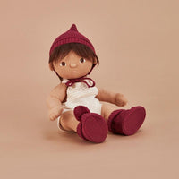 Olli Ella Dinkum Doll Knit Set, Plum - Hello Little Birdie