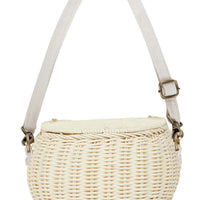Olli Ella Mini Chari Bag, Chalk - Hello Little Birdie