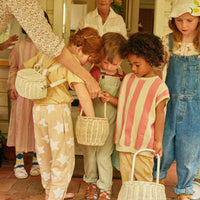 Olli Ella Mini Chari Bag, Chalk - Hello Little Birdie