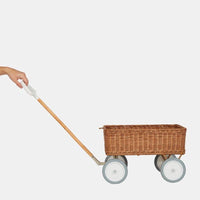 Olli Ella Rattan Wonder Wagon Natural - Hello Little Birdie