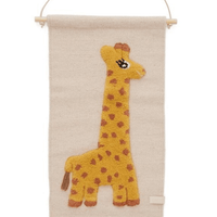 OYOY Mini, Giraffe Wall Hanging - Hello Little Birdie