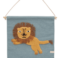 OYOY Mini, Jumping Lion Wall Hanging - Hello Little Birdie