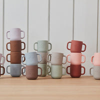 OYOY Kappu Cup 2pcs Clay/Pale Mint - Hello Little Birdie