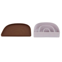 OYOY Rainbow Plate & Bowl Caramel/Lavender - Hello Little Birdie