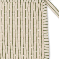 Konges Slojd Quilted Bed Pocket, Tea Stripe