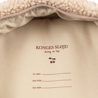 Konges Slojd Jody Teddy Backpack, Ladybug Sand