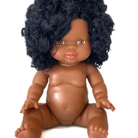 Paola Reina Gordis Doll African Girl, Nora - Hello Little Birdie