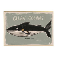 Studio Loco Wall Poster, Clean Oceans 50 x 70cm - Hello Little Birdie
