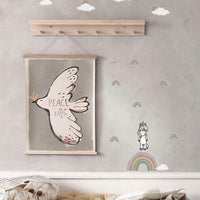 Studio Loco Wall Poster, Peace Bird 50 x 70cm - Hello Little Birdie